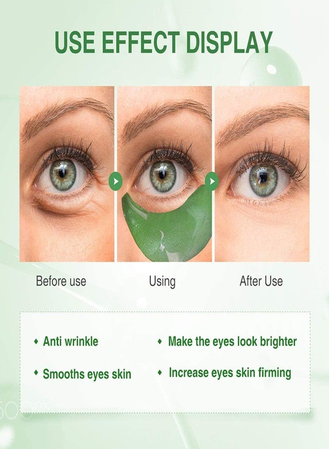 Felico 30 Pairs Lip Mask Under Eye Masks Patches, Crystal Collagen Hydrating Moisturizing Smoothing Lips Gel Pads for Puffy Eyes Bags,Dark Circles,Puffiness,Fine Lines,Wrinkles,Anti-Aging Seaweed - Image 5